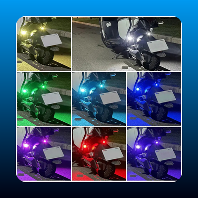 Wireless LED Strobe Lights RGB USB Charge