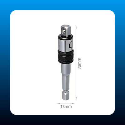 Chrome Vanadium Steel 2-in-1 Self-Locking Bit & Socket Extension Bar