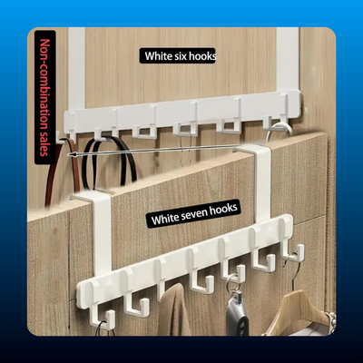 Wall-Mounted Over-the-Door Hook