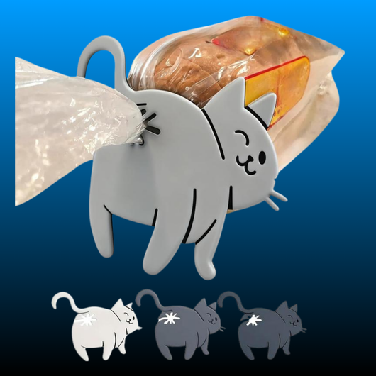 3 Pcs Cat Butt Bread Clip