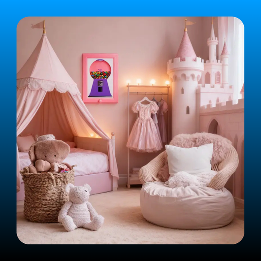 Wall-Mounted Picture Frame Candy Dispenser