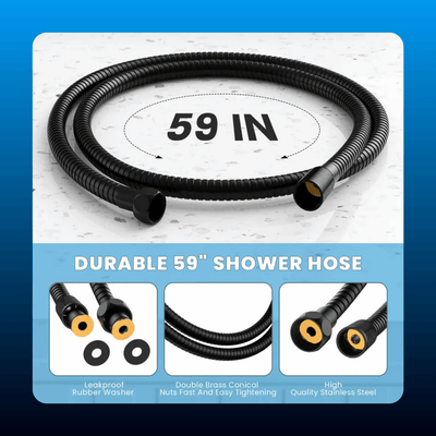 2-in-1 Rainfall and Handheld Shower Head