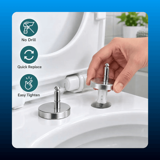 Universal Toilet Seat Expansion Bolts (2 Pack)