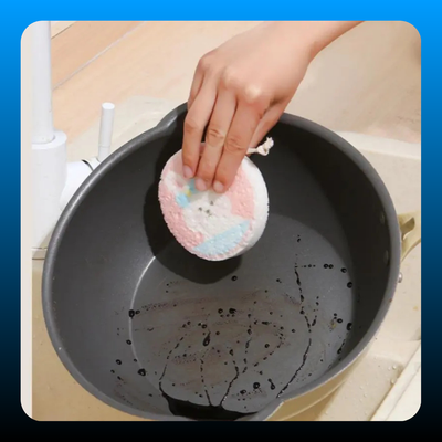 Eco-Friendly Biodegradable Wood Pulp Kitchen Sponge Block