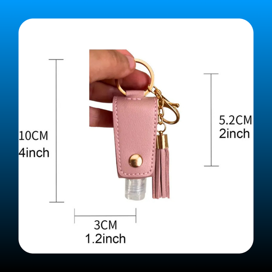 Small 30ml Refillable Travel Bottle Keychain