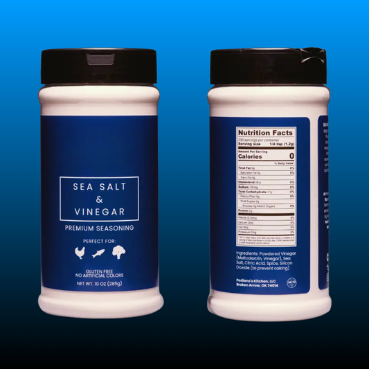 Zero Calorie Sea Salt and Vinegar Seasoning Powder