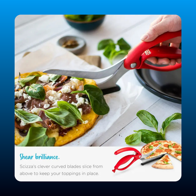 2-In-1 Easy Ergonomic Pizza Scissors