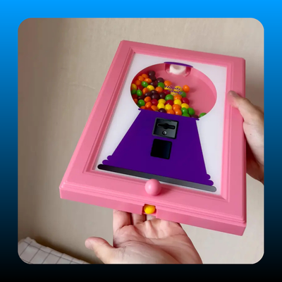 Wall-Mounted Picture Frame Candy Dispenser