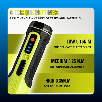 Cordless Electric Screwdriver with 47-Piece Kit
