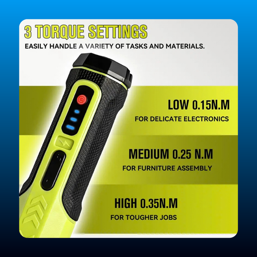 Cordless Electric Screwdriver with 47-Piece Kit