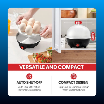 Rapid Egg Cooker, 7 Egg Capacity