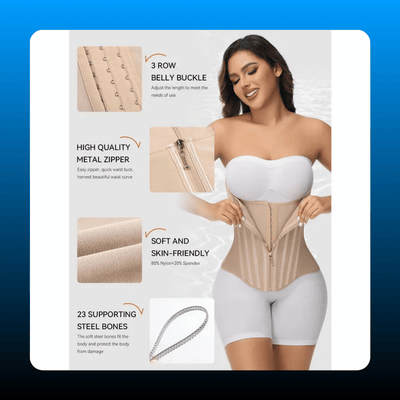 Zip Up Waist Trainer Corset