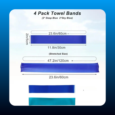Towel Bands (4 Packs)