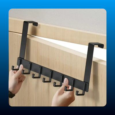 Wall-Mounted Over-the-Door Hook