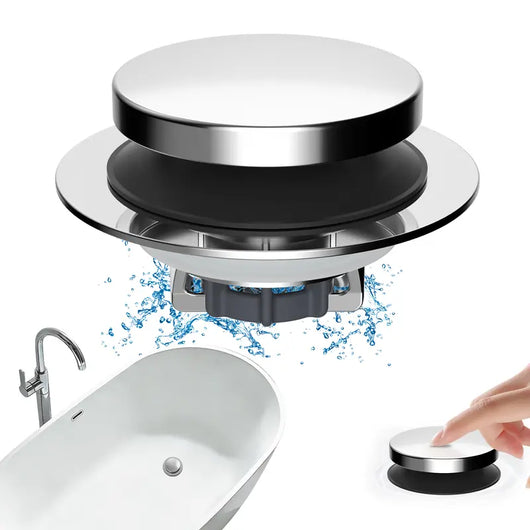 Plug and Cover Bathtub Drain Stopper