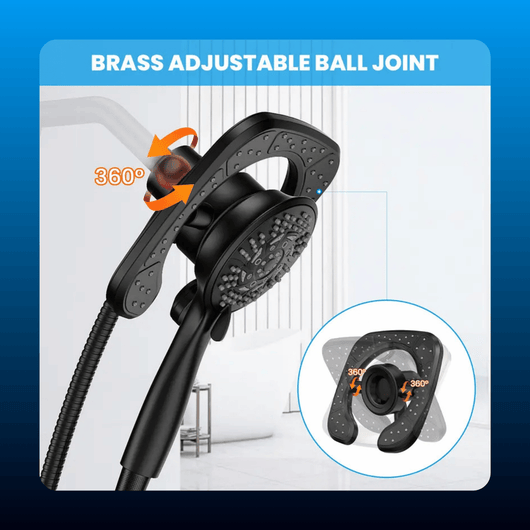 2-in-1 Rainfall and Handheld Shower Head