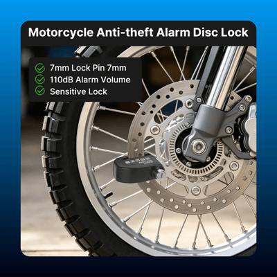 Motorcycle Disc Brake Lock with Alarm