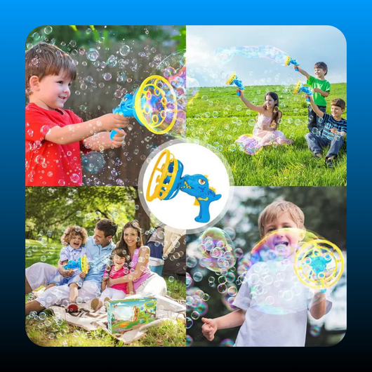 Plastic Dinosaur Bubble Blower Toy
