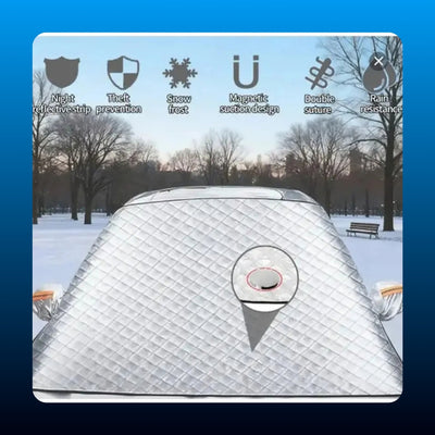 Magnetic Windshield Snow and Ice Cover