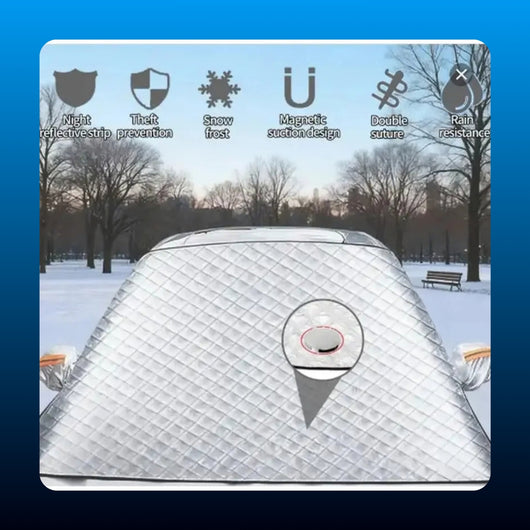 Magnetic Windshield Snow and Ice Cover
