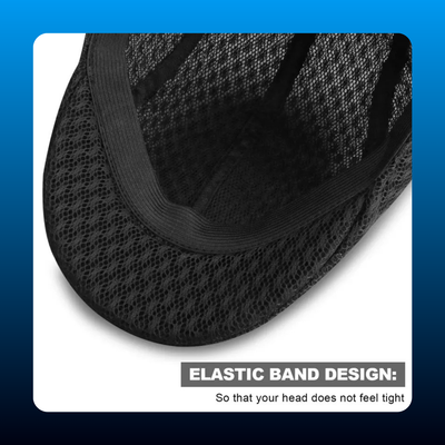 Solid Mesh Gatsby Cap Men's Ivy Hat Golf Driving