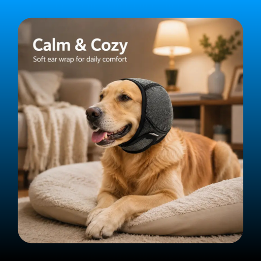 Dog Calming Hoodie Ear Wraps