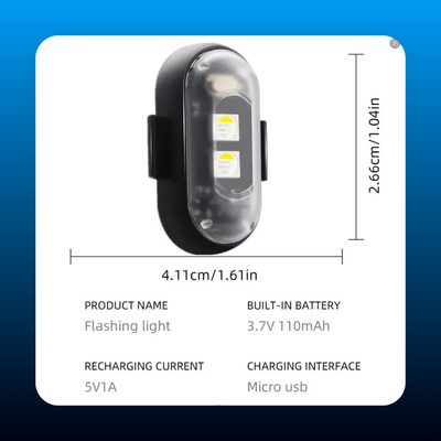 Wireless LED Strobe Lights RGB USB Charge