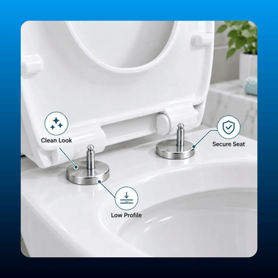 Universal Toilet Seat Expansion Bolts (2 Pack)