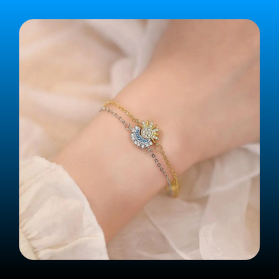 Sun and Moon Bracelet Set