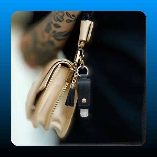 Small 30ml Refillable Travel Bottle Keychain