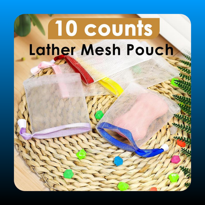 Exfoliating Bar Soap Pouch (10 Pack)