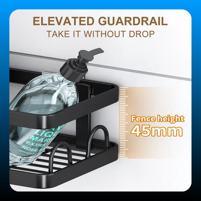 Lightweight No Drill Corner Shower Caddy (5 Pack)