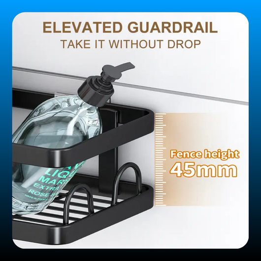 Lightweight No Drill Corner Shower Caddy (5 Pack)