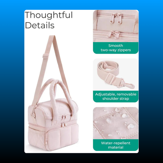Double Deck Insulated Summer Picnic Bag