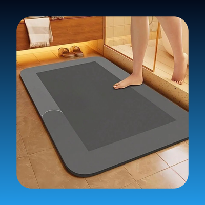 Quick-Drying Absorbent Bath Mat (24" x 31" Inches)
