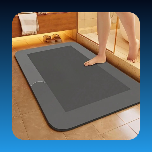 Quick-Drying Absorbent Bath Mat (24" x 31" Inches)