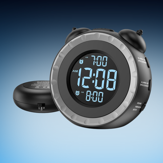 Extra Loud Alarm Clock With Bed Shaker