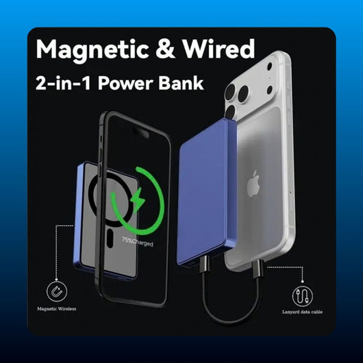 Slim Magnetic Power Bank 5000mAh
