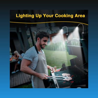 Magnetic BBQ Grill Lights (2 Pack)