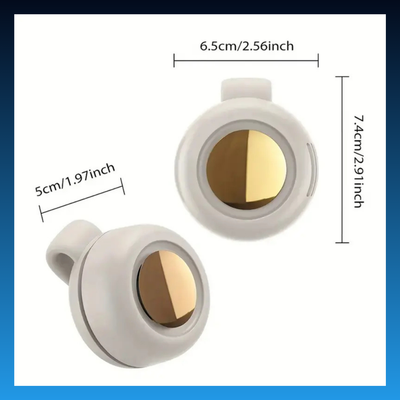 Portable Silent Collar and Waist Clip Fan