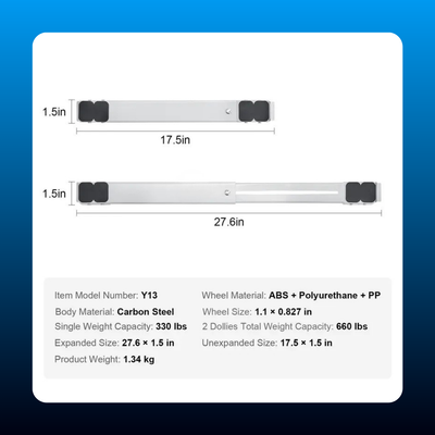 Adjustable Appliance Roller Dolly