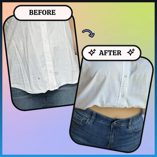 Lightweight Adjustable Band for Crop Tops