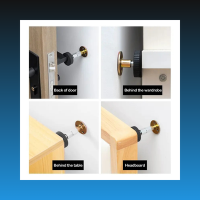 Adjustable Threaded Headboard Stoppers