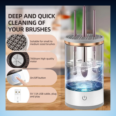 Electric Makeup Brush Cleaning Station