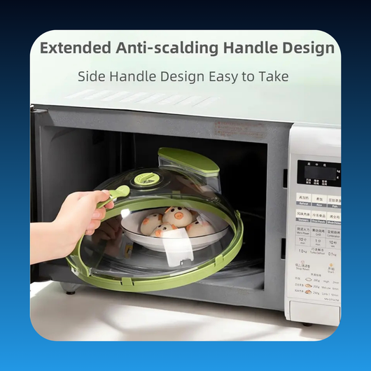 Microwave Steamer & Splash Protector Cover