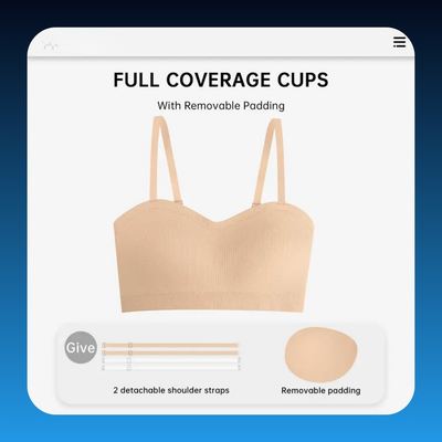 Stay Put Wireless Bra