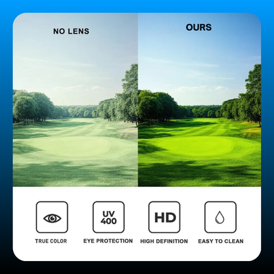 UV Polarized Golf Sunglasses for Men