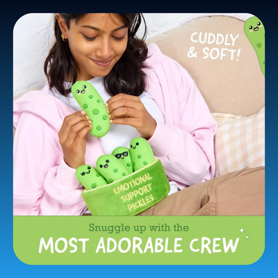 Emotional Support Pickle Plushies