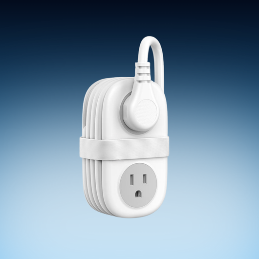 Portable Travel Power Strip with USB