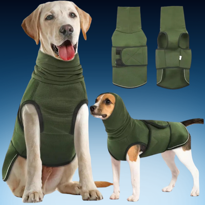 Calming Dog Hoodie Vest with Noise-Reducing Ear Cover